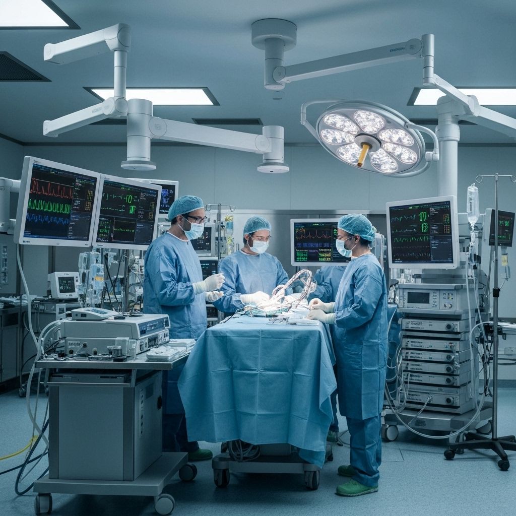 Equipos médicos modernos y tecnología hospitalaria avanzada - Monitor cardíaco, electrocardiograma y dispositivos de diagnóstico cardiovascular de última generación en ALDIMED