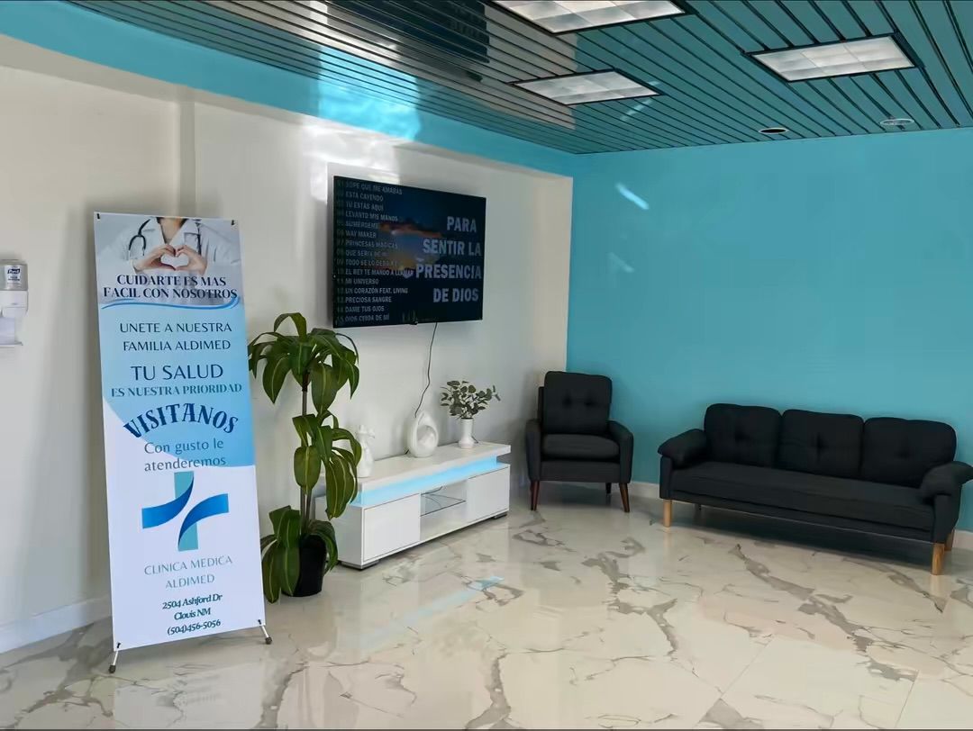 Sala de espera ALDIMED Clovis