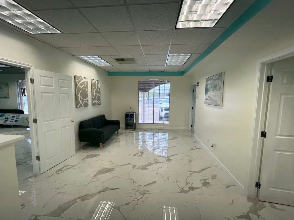 Sala de espera ALDIMED Clovis